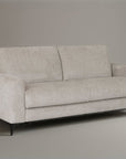 Canapé convertible express 3 places en velours chiné beige NONA