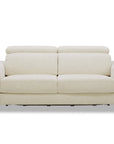 Canapé convertible express 3 places en velours texturé beige CALEB
