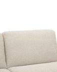 Canapé convertible express 3 places en velours texturé beige KALIANA