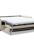 Canapé convertible express 3 places en velours texturé beige KALIANA