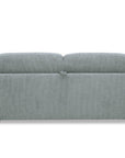 Canapé convertible express 3 places en velours texturé gris KALIANA
