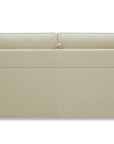Canapé convertible express 3 places matelas 15 cm en tissu texturé beige ADILIO