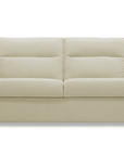 Canapé convertible express 3 places matelas 15 cm en tissu texturé beige ADILIO