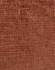 Canapé d'angle convertible avec coffre en velours chiné terracotta LUFY - Angle gauche