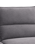 Canapé d’angle relax électrique en tissu gris foncé LUDMILA - Angle droit