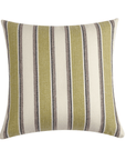 Coussin beige et vert à rayures 45x45 cm RIVIERA