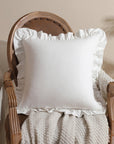 Coussin blanc écru 45x45 cm TORONTO
