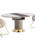 Lot de 2 chaises design en velours beige PETRA