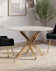 Lot de 2 chaises en velours noir pieds en métal doré DORY