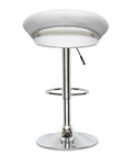 Lot de 2 tabourets de bar blanc JETI
