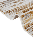 Tapis abstrait beige marron 200 x 290 cm PATINA