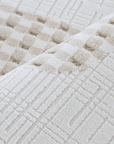 Tapis beige à motifs 200 x 290 cm BRUME