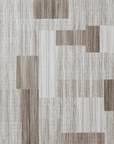 Tapis beige à motifs rectangulaires 160 x 230 cm NOMADE
