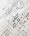 Tapis beige à motifs striés gris 160 x 230 cm PEKIN