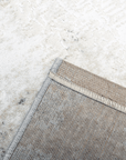Tapis beige en tissu texturé 200 x 290 cm VANILLE