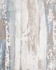 Tapis beige et bleu à motifs graphiques 200 x 290 cm MOSCOU
