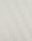 Tapis blanc écru à carreaux texturés 160 x 230 cm KARLINE