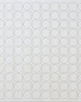 Tapis blanc écru à formes géométriques 192 x 290 cm KAELIES