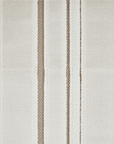 Tapis blanc écru à lignes asymétriques beiges 160 x 230 cm AYLAN