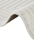 Tapis blanc écru à losanges beiges 160 x 230 cm ROUBY