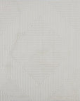 Tapis blanc écru à losanges beiges 160 x 230 cm ROUBY
