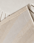 Tapis blanc écru à motifs circulaires beiges 200 x 290 cm ALEO