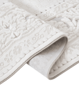Tapis blanc écru effet moulure parisienne 154 x 230 cm CESAR