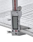 Tapis graphique art déco gris et blanc 160 x 230 cm HALL