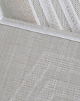Tapis gris à motifs de lignes 160 x 230 cm PERTONA