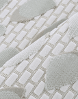 Tapis gris à motifs écailles 160 x 230 cm OLERA