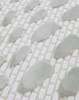 Tapis gris à motifs écailles 160 x 230 cm OLERA