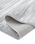 Tapis gris et blanc 160 x 230 cm FROST