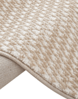 Tapis minimaliste beige et blanc 160 x 230 cm RIBBON