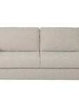 Canapé convertible express 3 places en velours texturé beige CHIARA