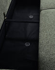 Canapé convertible 3 places en tissu texturé vert MAYORA