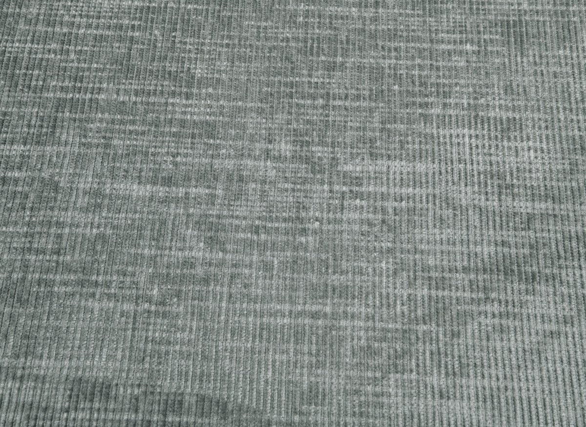 Canapé convertible avec coffre en velours chiné gris BARNEY - Angle droit