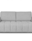 Canapé convertible express 3 places en tissu gris ISANDRO