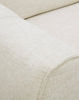 Canapé convertible express 3 places en velours texturé beige CALEB