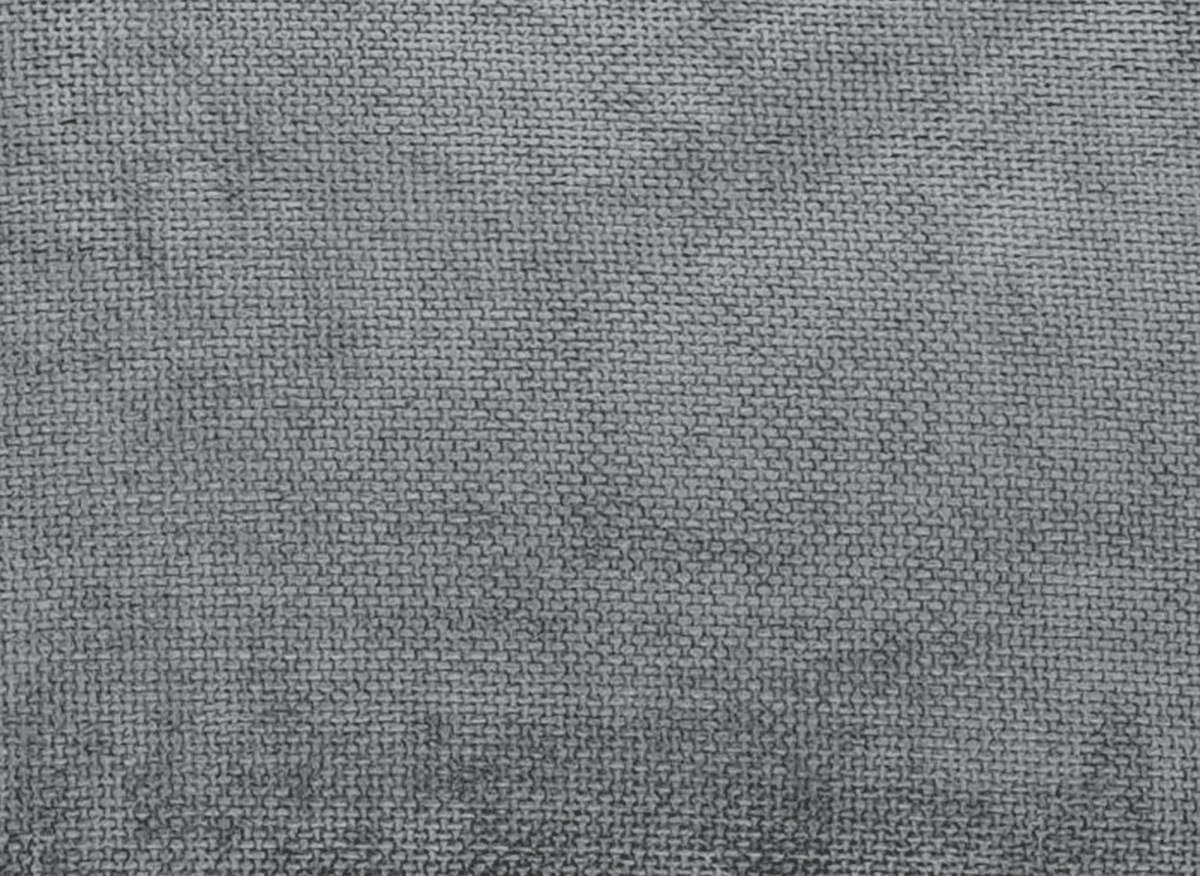 Canapé d'angle convertible avec coffre de rangement en velours chiné gris SAMINA - Angle droit