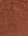 Canapé d'angle convertible avec coffre en velours chiné terracotta LUFY - Angle droit