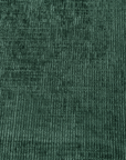 Canapé panoramique convertible avec coffre en velours chiné vert olive MARIANO - Angle gauche