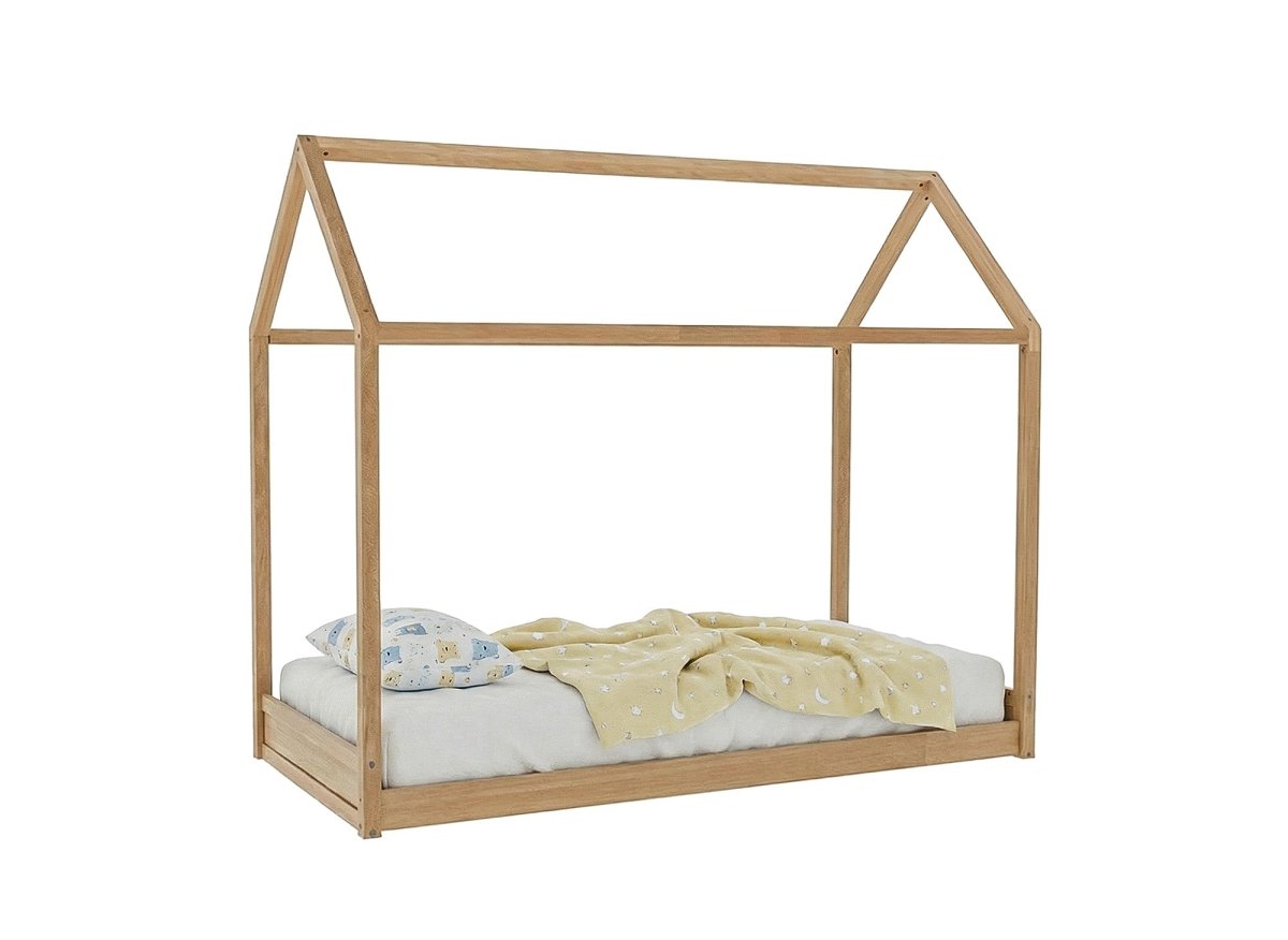 Lit cabane en bois 90 x 190 cm POPY
