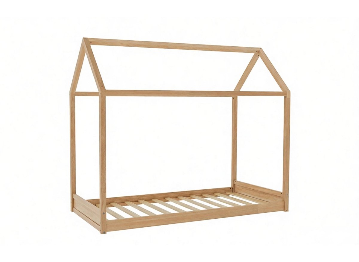 Lit cabane en bois 90 x 190 cm POPY