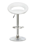 Lot de 2 tabourets de bar blanc JETI
