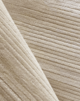 Tapis beige à effet striée 160 x 230 cm LATTE