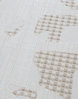 Tapis beige à motifs 160 x 230 cm BRUME