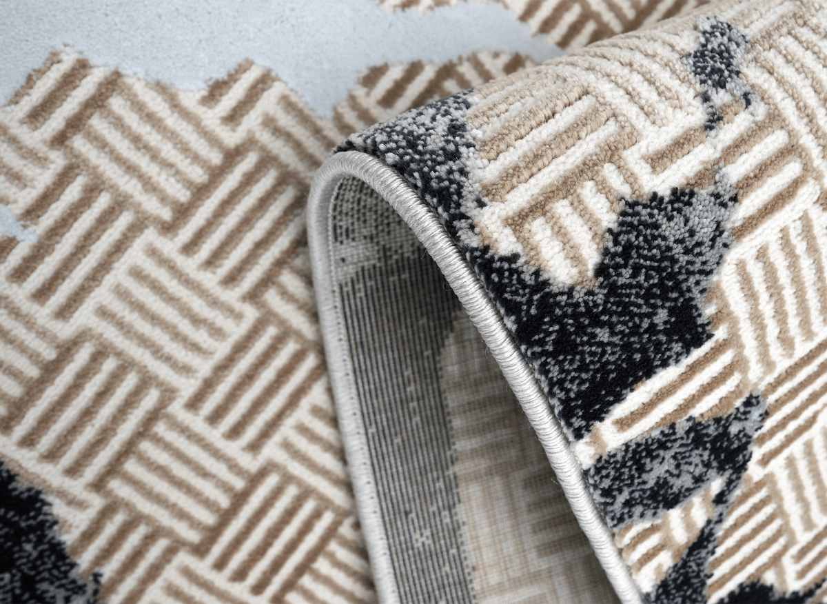 Tapis beige à motifs 160 x 230 cm SALVIA