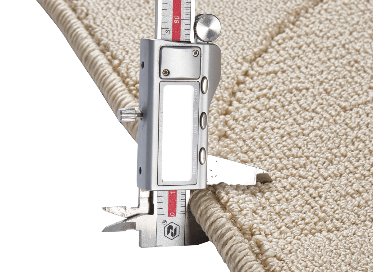 Tapis beige à motifs ronds 160 x 230 cm PURO