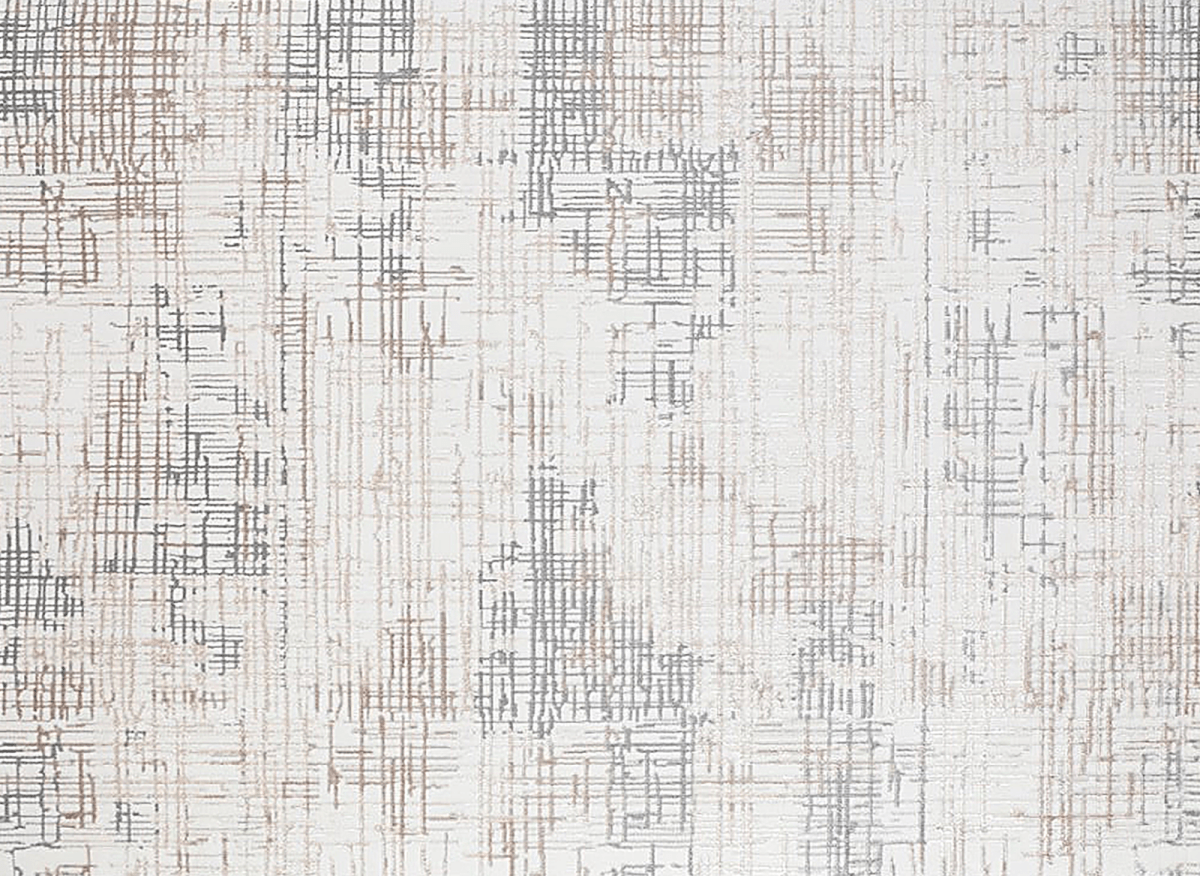Tapis beige à motifs striés gris 160 x 230 cm PEKIN