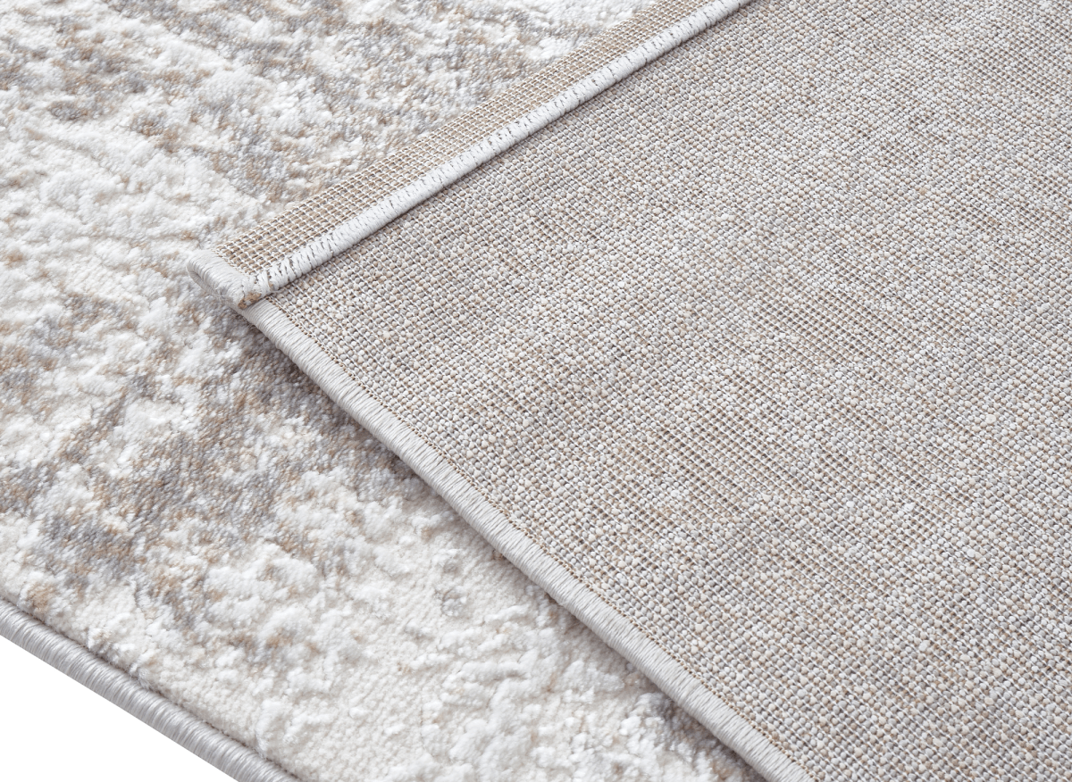Tapis beige effet béton 160 x 230 cm MINERAL